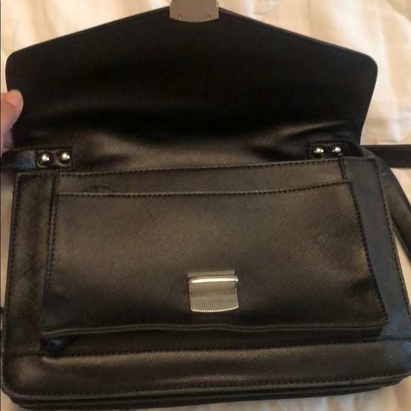 Forever 21 Black Bag with Silver Buckle - Picture 3 of 4